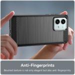 Coque Techsuit Carbon Silicone pour Motorola Moto G84 - Black – Image 4