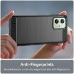 Coque Techsuit Carbon Silicone pour Motorola Moto G54 / Moto G54 Power / Moto G64 - Black – Image 4