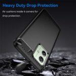 Coque Techsuit Carbon Silicone pour Motorola Moto G54 / Moto G54 Power / Moto G64 - Black – Image 5