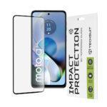 Protection d'écran Techsuit 111D Full Cover / Full Glue Glass pour Motorola Moto G14 / Moto G54 / Moto G54 Power / Moto G64 - Black