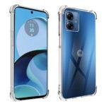 Coque Techsuit Shockproof Clear Silicone pour Motorola Moto G54 - Clear – Image 2