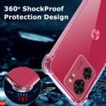 Coque Techsuit Shockproof Clear Silicone pour Motorola Edge 40 / Edge (2023) - Clear – Image 4