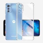 Coque Techsuit Shockproof Clear Silicone pour Motorola Moto E32 / Moto E32s - Clear – Image 5