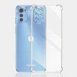 Coque Techsuit Shockproof Clear Silicone pour Motorola Moto E32 / Moto E32s - Clear – Image 3