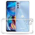 Coque Techsuit Shockproof Clear Silicone pour Motorola Moto E32 / Moto E32s - Clear – Image 2