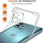 Coque Techsuit Shockproof Clear Silicone pour Motorola Moto G72 - Clear – Image 5