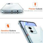 Coque Techsuit Shockproof Clear Silicone pour Motorola Moto G84 - Clear – Image 4