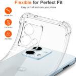 Coque Techsuit Shockproof Clear Silicone pour Motorola Moto G84 - Clear – Image 3