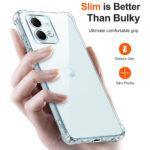 Coque Techsuit Shockproof Clear Silicone pour Motorola Moto G84 - Clear – Image 2