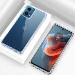 Coque Techsuit Shockproof Clear Silicone pour Motorola Moto G34 / Moto G45 - Clear – Image 4
