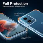 Coque Techsuit Shockproof Clear Silicone pour Motorola Moto G34 / Moto G45 - Clear – Image 5