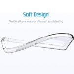 Coque Techsuit Shockproof Clear Silicone pour Motorola Moto G34 / Moto G45 - Clear – Image 6