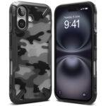 Coque Ringke Fusion X Design pour iPhone 16 Plus - Camo Black