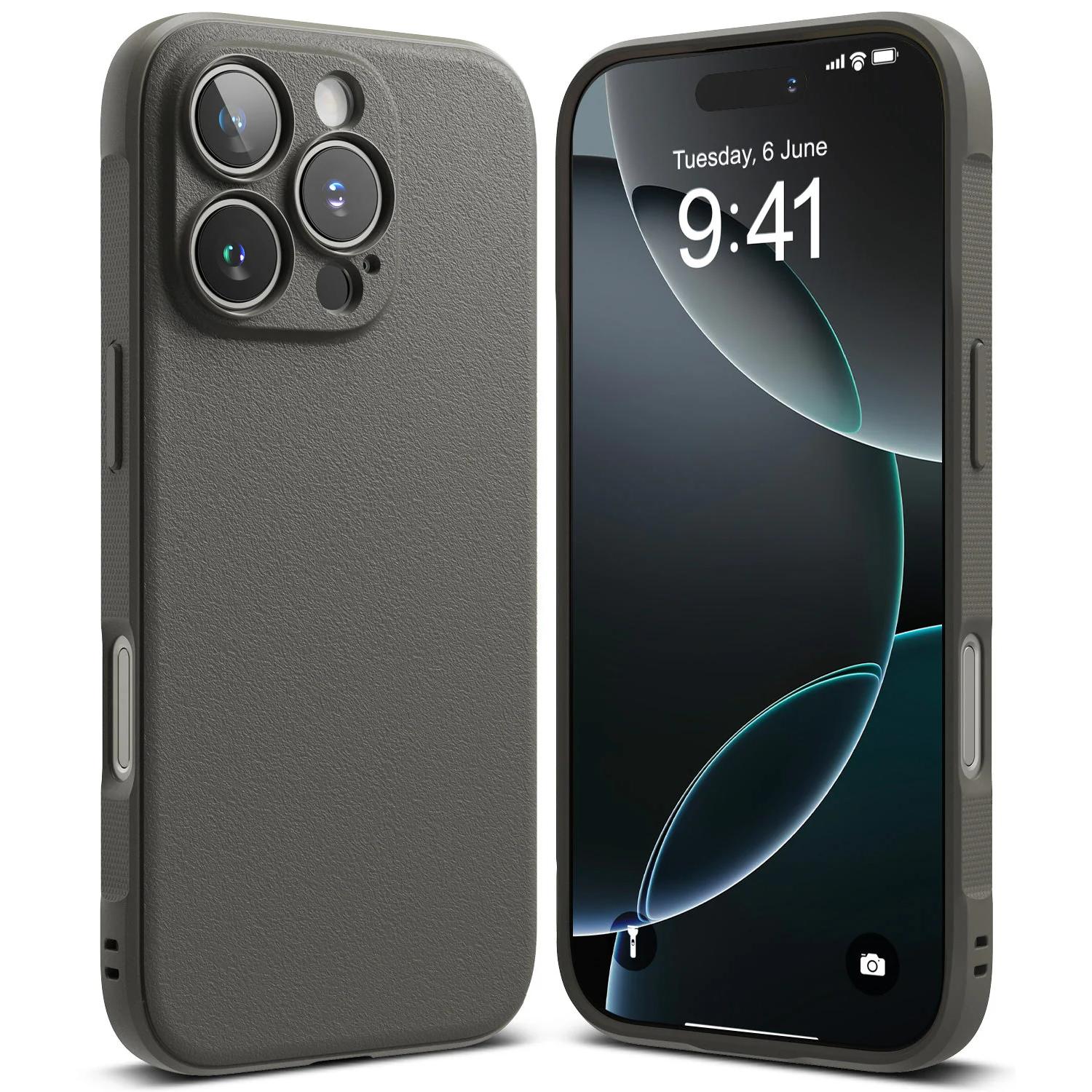 Coque Ringke Onyx pour iPhone 16 Pro Max - Gray Coque Ringke Onyx pour iPhone 16 Pro Max - Gray – Image 1