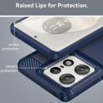 Coque Techsuit Carbon Silicone pour Motorola Edge 50 Pro - Black – Image 3