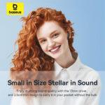 Baseus Bowie E16 - Écouteurs sans fil TWS - Blue – Image 3