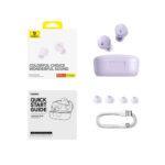 Baseus Bowie E18 - Écouteurs sans fil TWS - Bluetooth 5.3 IPX4 - Lila – Image 5