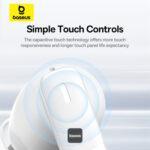 Baseus Bowie E20 - Écouteurs sans fil TWS - White – Image 5