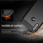 Coque Techsuit Carbon Silicone pour Motorola Moto E7 Power / Moto E7i Power - Black – Image 4