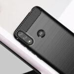 Coque Techsuit Carbon Silicone pour Motorola Moto E7 Power / Moto E7i Power - Black – Image 6