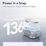 Coque ESR Cyber Magnetic Lock Case HaloLock pour AirPods Pro 1 / 2 - Grey – Image 5