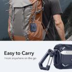 Coque ESR Cyber Magnetic Lock Case HaloLock pour AirPods Pro 1 / 2 - Blue – Image 4