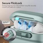 Coque ESR Pulse Magnetic HaloLock pour AirPods 4 - Green – Image 5