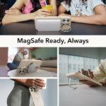 Coque ESR Cloud Soft HaloLock Kickstand pour iPhone 16 Plus - Light Tan – Image 5