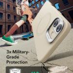 Coque ESR Cloud Soft HaloLock Kickstand pour iPhone 16 Plus - Light Tan – Image 4