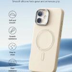 Coque ESR Cloud Soft HaloLock Kickstand pour iPhone 16 Plus - Light Tan – Image 2