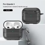 Coque Techsuit CarbonFiber pour AirPods 3 - Black – Image 2
