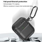 Coque Techsuit CarbonFiber pour AirPods 1 / 2 - Black – Image 5