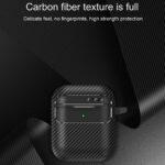 Coque Techsuit CarbonFiber pour AirPods 1 / 2 - Black – Image 4