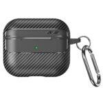 Coque Techsuit CarbonFiber pour AirPods 3 - Black