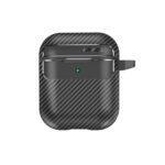 Coque Techsuit CarbonFiber pour AirPods 1 / 2 - Black – Image 2