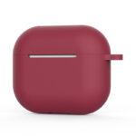 Coque Techsuit Silicone Case pour AirPods 4 - Bordeaux – Image 2