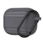 Coque Techsuit Carbon Silicone pour AirPods 3 - Gray