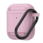 Coque Techsuit Carbon Silicone pour AirPods 1 / 2 - Pink