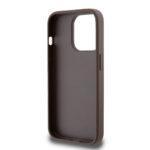 Coque Guess Hardcase 4G Stripe Collection pour iPhone 15 Pro - Brown – Image 6