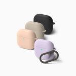 Coque Ringke Silicone pour AirPods 4 - Stone – Image 4
