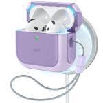 Coque ESR Orbit Hybrid HaloLock pour AirPods 4 - Purple