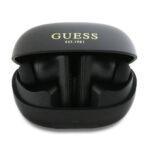 Guess Écouteurs TWS ANC et ENC Capsule Printed Logo Bluetooth 5.3 - Noir