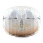 Guess Écouteurs TWS Glitter Gradient Bluetooth 5.3 - Étui 250 mAh - Doré