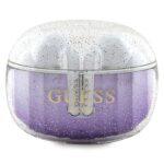 Guess Écouteurs TWS Glitter Gradient Bluetooth 5.3 - Étui 250 mAh - Violet