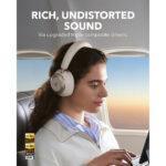 Casque Bluetooth Soundcore Space One Pro avec ANC et design pliable - White – Image 6