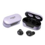 Guess Écouteurs TWS Bluetooth 5.0 - Étui 400 mAh - Autonomie 5 h - Violet