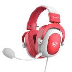 Casque gamer filaire Havit H2002D, 53 mm et jack 3,5 mm - Red