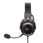 Casque gamer filaire Havit H2008D, 50 mm et micro détachable - Black / Red – Image 2