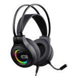 Casque gamer filaire Havit H2040D RGB, 50 mm et double connectique - Black