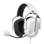 Casque gamer Havit H2033D, transducteurs 50 mm et câble 2,2 m - White / Black
